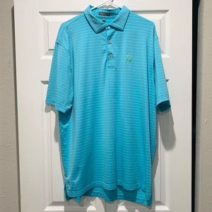 Peter Millar PGA Tour blue polo